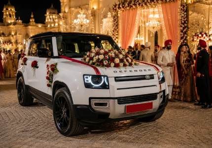 Book Land Rover Defender 110 Luxury Wedding Car